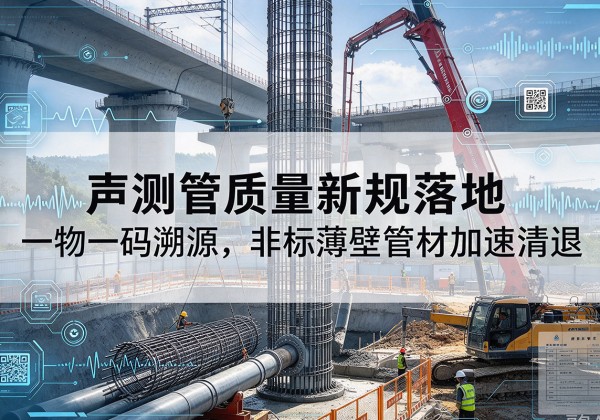 福绵声测管质量新规落地，一物一码溯源，非标薄壁管材加速清退